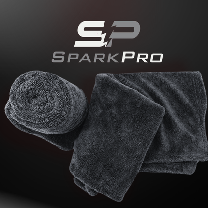 SparkPro Detailing Edgeless Twisted Loop Drying Towels (1400 GSM)